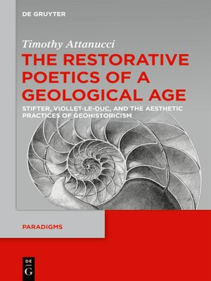 cover image of The Restorative Poetics of a Geological Age